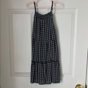 Abercrombie Kids Black and White Checkered Dress